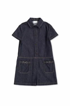 Gucci Kids NAVY BLUE Denim dress