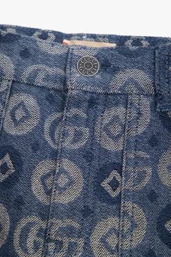 Gucci Kids NAVY BLUE Denim shorts