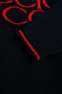 Gucci Kids NAVY BLUE Dress with Collar