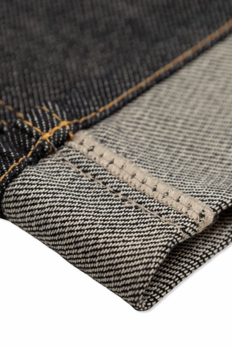 Gucci Kids NAVY BLUE Jeans with rolled-up legs