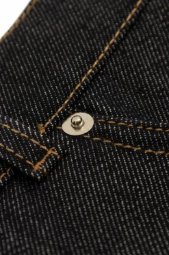 Gucci Kids NAVY BLUE Jeans with rolled-up legs