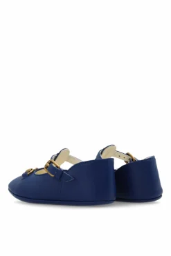 Gucci Kids NAVY BLUE Leather shoes