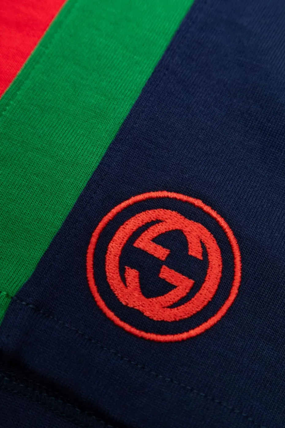 Gucci Kids NAVY BLUE Polo with logo