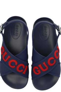 Gucci Kids NAVY BLUE Rubber sandals
