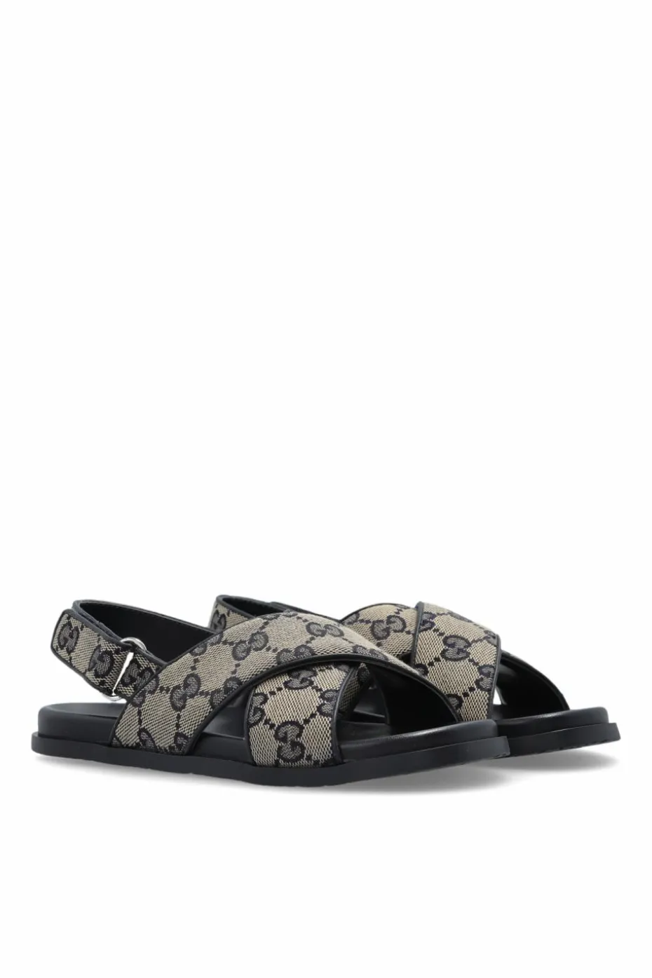 Gucci Kids NAVY BLUE Sandals with GG pattern