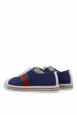 Gucci Kids NAVY BLUE Sneakers with logo