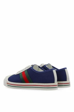 Gucci Kids NAVY BLUE Sneakers with logo