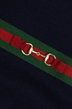 Gucci Kids NAVY BLUE Sweatshirt with 'Web' motif