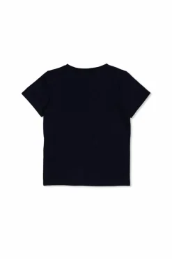 Gucci Kids NAVY BLUE T-shirt with logo