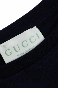 Gucci Kids NAVY BLUE T-shirt with logo