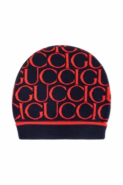 Gucci Kids NAVY BLUE Woolen hat