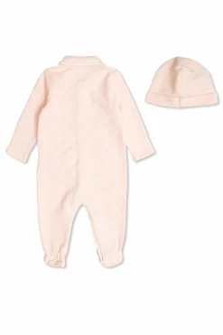 Gucci Kids PINK Baby romper set and hat
