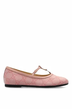 Gucci Kids PINK Ballet flats with monogram