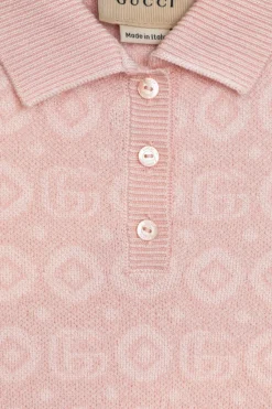 Gucci Kids PINK Dress with GG pattern