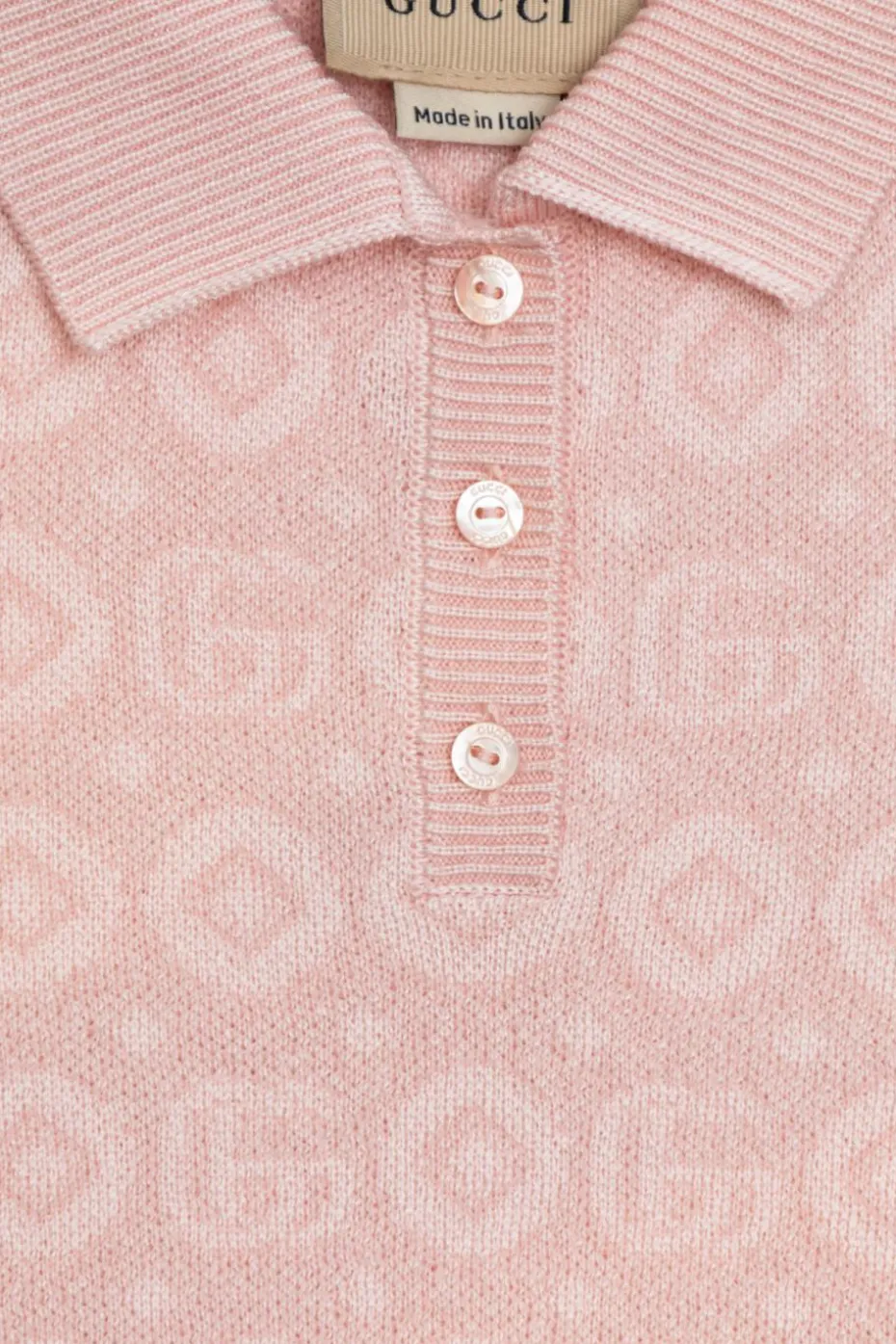 Gucci Kids PINK Dress with GG pattern