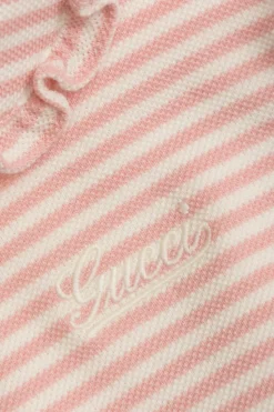 Gucci Kids PINK Dress with stripe pattern