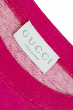 Gucci Kids PINK T-shirt with print