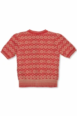 Gucci Kids RED Cardigan with logo
