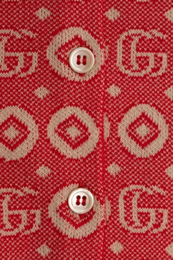 Gucci Kids RED Cardigan with logo