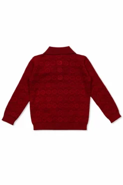 Gucci Kids RED Polo Sweater
