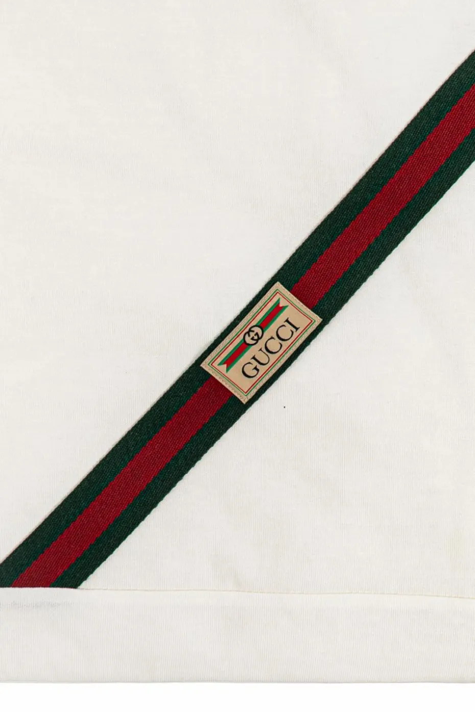 Gucci Kids WHITE Blanket with logo