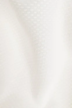 Gucci Kids WHITE Cotton baby blanket with signature Web stripe