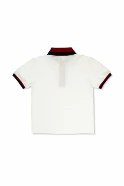 Gucci Kids WHITE Cotton polo