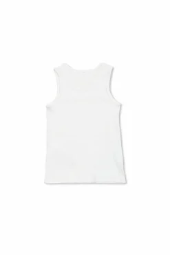 Gucci Kids WHITE Cotton top with logo