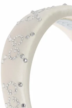 Gucci Kids WHITE Satin headband