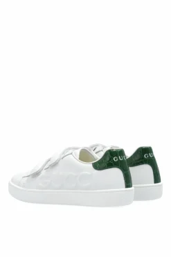 Gucci Kids WHITE Sneakers with embossed logo