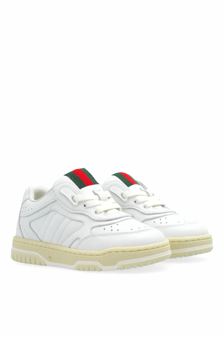 Gucci Kids WHITE Sneakers with logo