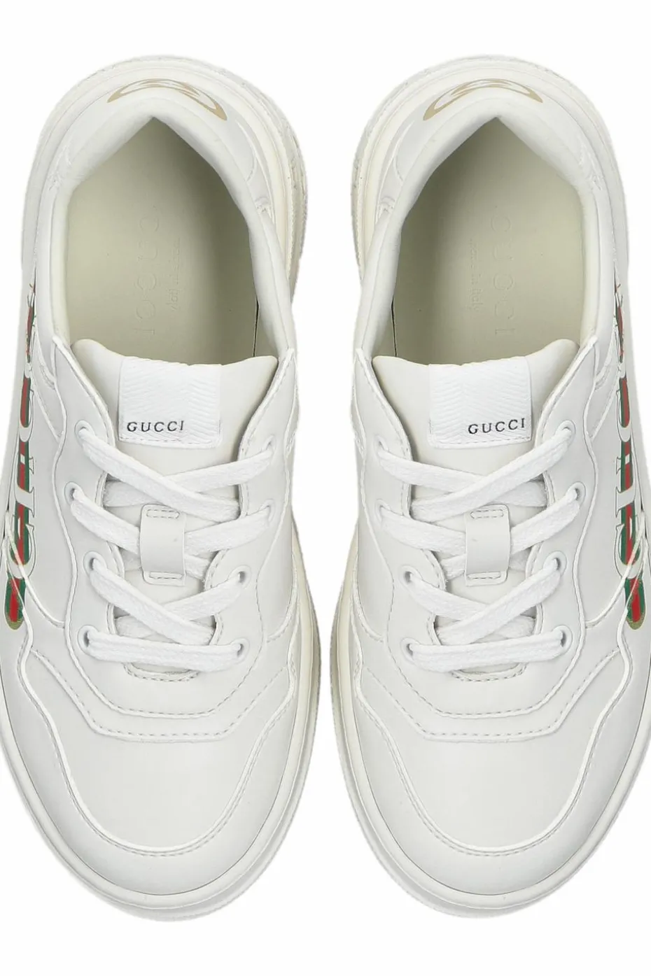 Gucci Kids WHITE Sneakers with logo