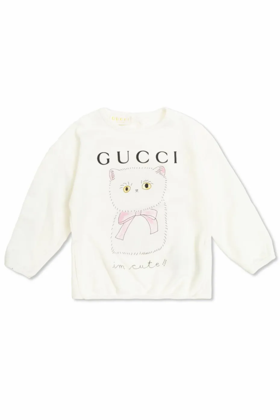 Gucci Kids WHITE Sweatshirt with colorful print