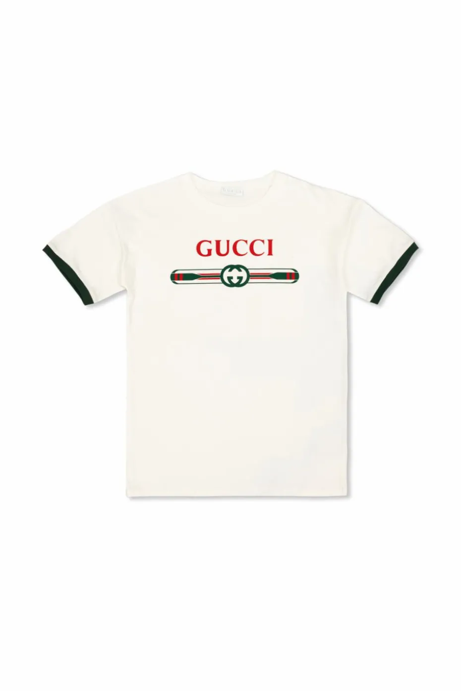 Gucci Kids WHITE T-shirt with printed logo