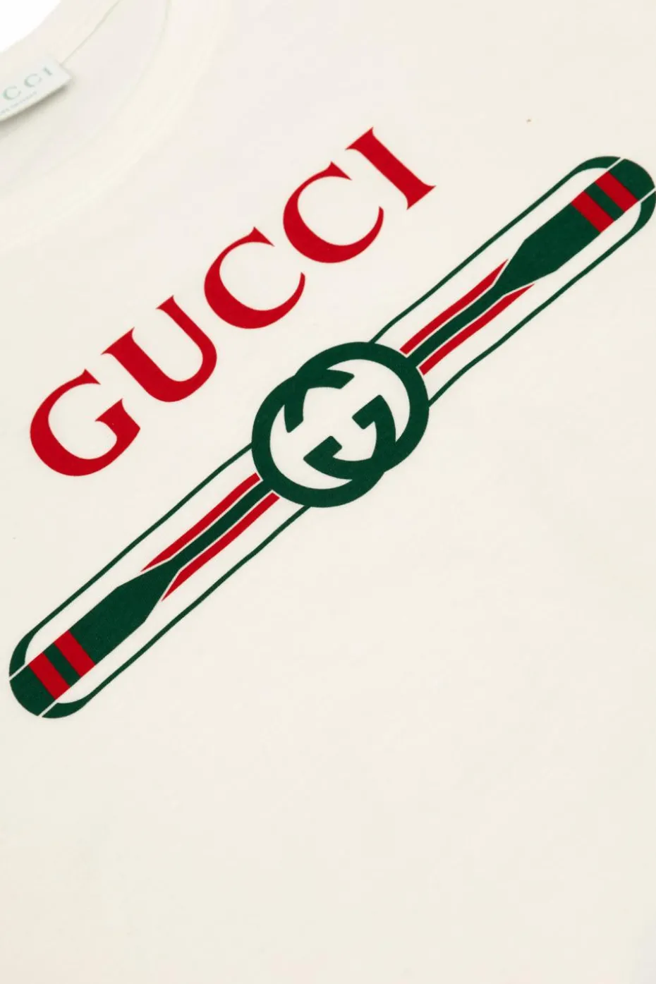 Gucci Kids WHITE T-shirt with printed logo