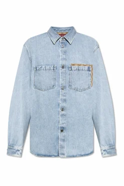 Gucci light blue Denim shirt