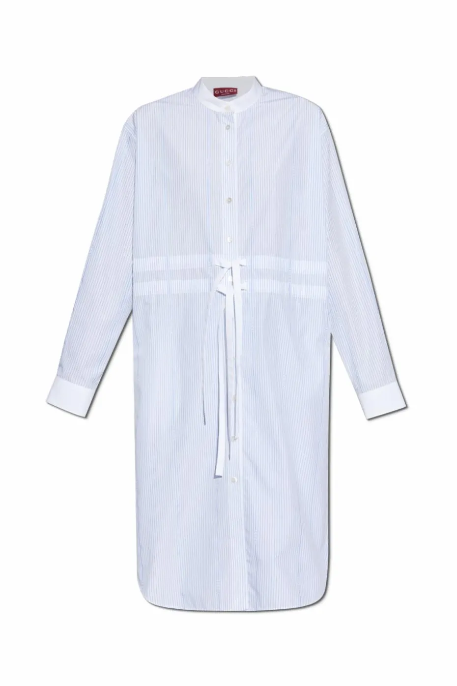 Gucci light blue Dress with a striped pattern