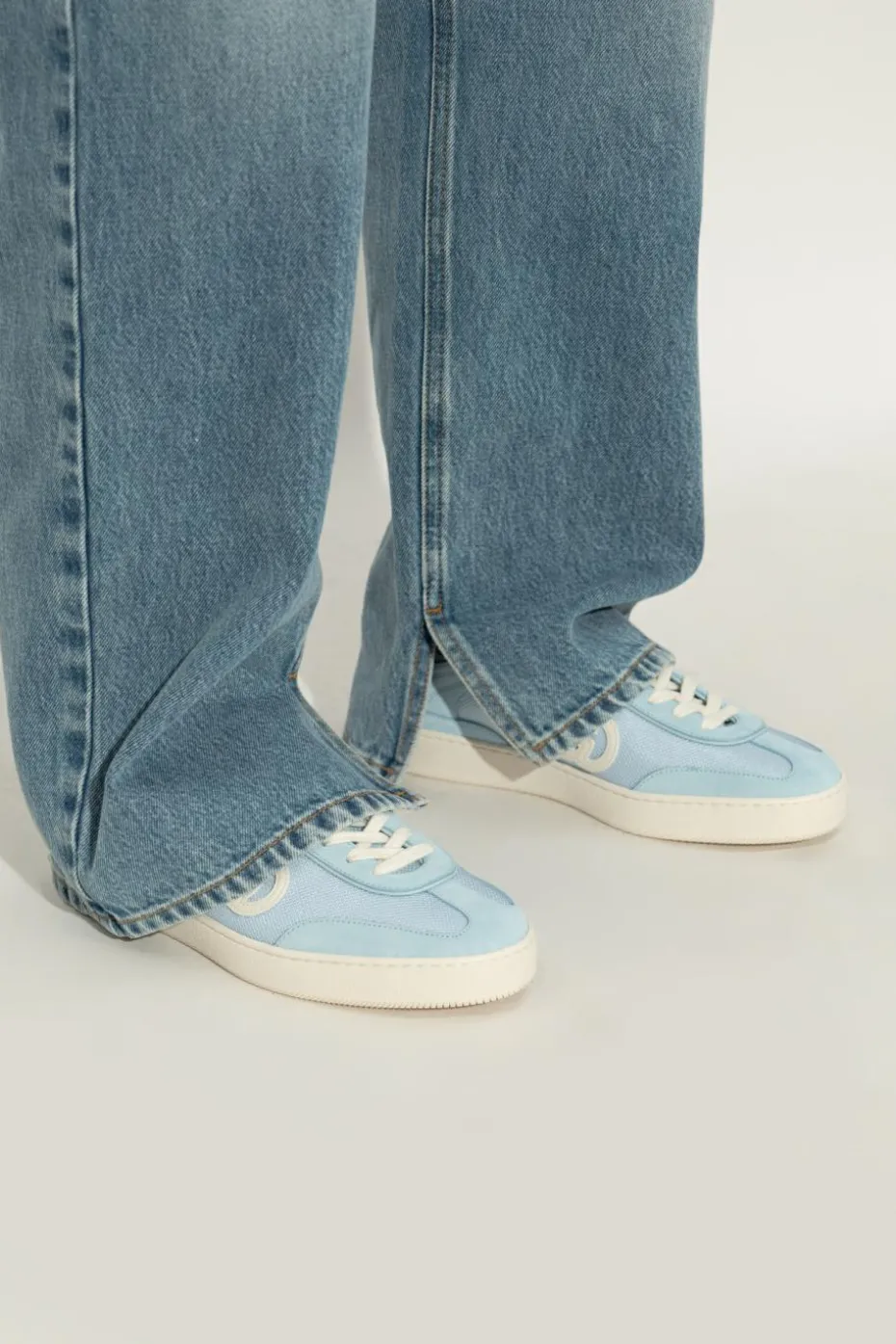 Gucci light blue Lace-up sneakers