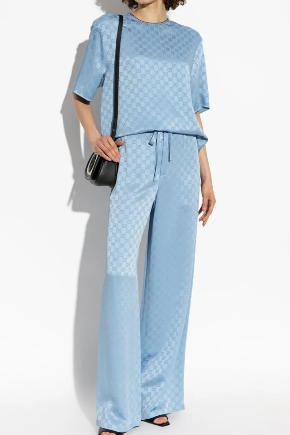 Gucci light blue Loose fit pants
