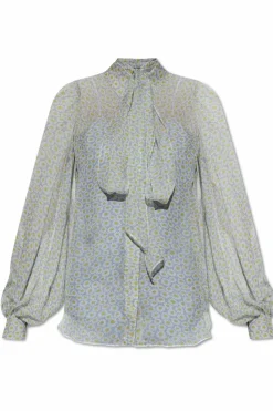 Gucci light blue Silk shirt