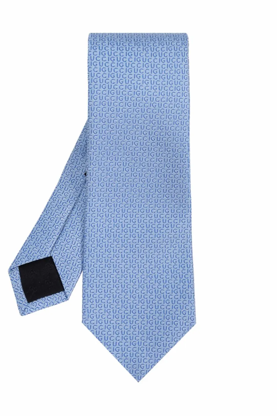 Gucci light blue Silk tie
