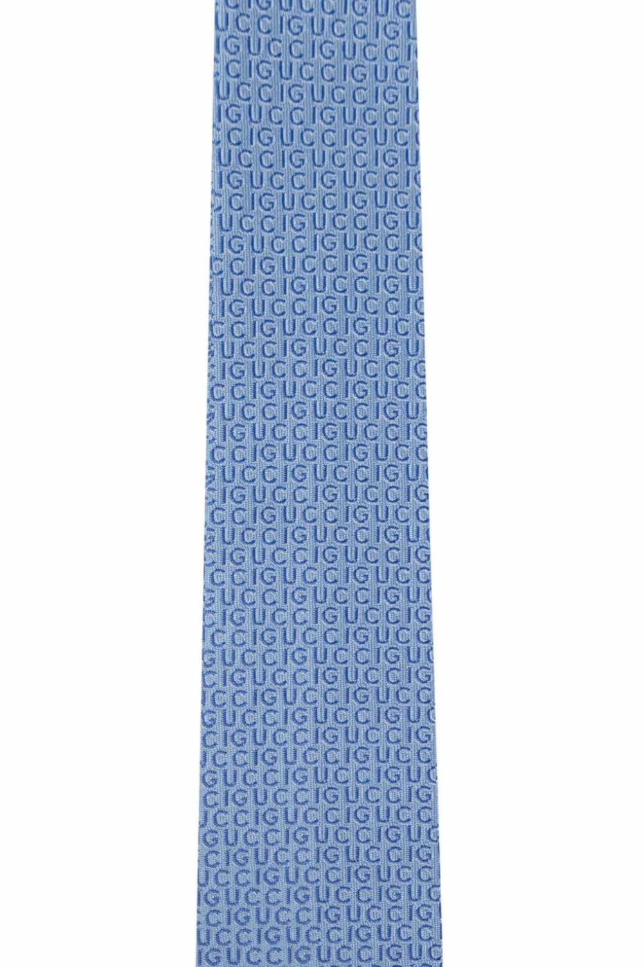 Gucci light blue Silk tie