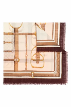 Gucci MULTICOLOUR Scarf with decorative print
