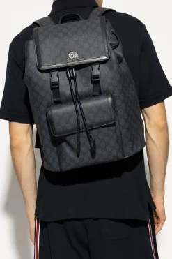 Gucci NAVY BLUE Backpack Ophidia Large