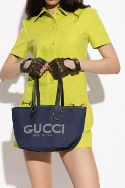 Gucci NAVY BLUE Bag Totissima Small