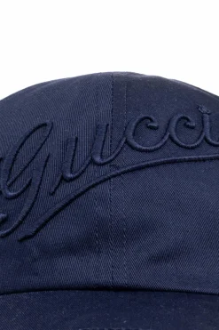 Gucci NAVY BLUE Baseball Cap