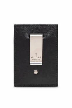 Gucci NAVY BLUE Card holder with logo