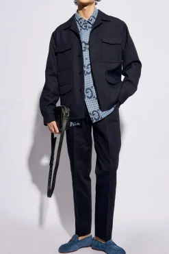Gucci NAVY BLUE Chino trousers