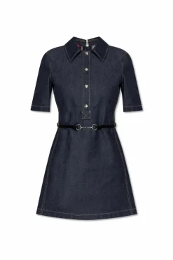 Gucci NAVY BLUE Denim dress