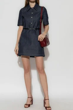 Gucci NAVY BLUE Denim dress